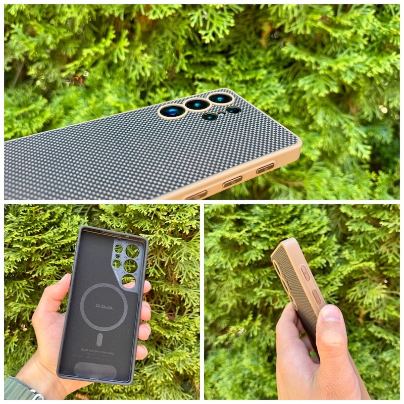 Detailansicht Pinbutton Case S35 Ultra