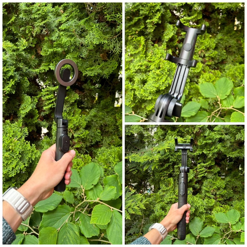 spigen_selfie_stick_magsafe_vs_klemme_small - smartphonehuellen-test.de Spigen Tripod Selfie Stick MagSafe- vs. Klemmbefestigung