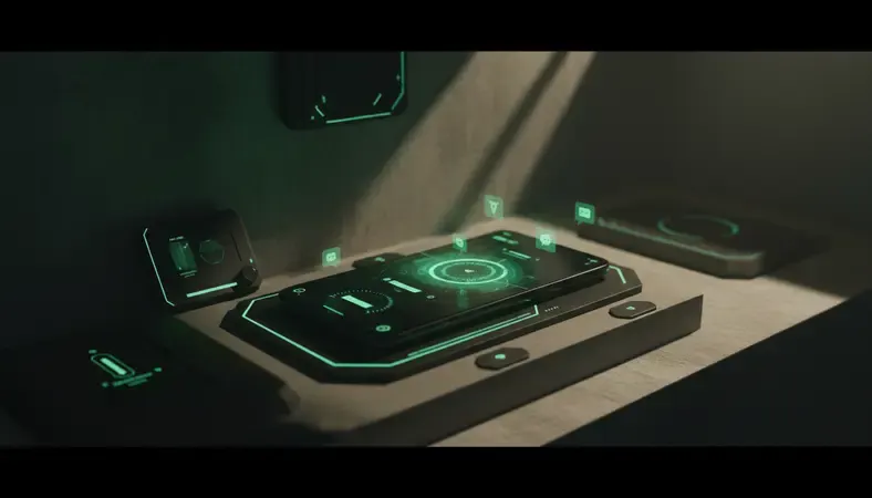 ROG Phone 8 Pro während intensiver Gaming-Session mit Temperaturanzeige
