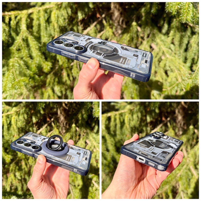 Spigen Ultra Hybrid ZeroOne MagFit am Galaxy S26 Ultra - schöne Details wohin das Auge reicht.